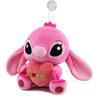 Entzückendes und weiches Stitch Plüschtier für Paare im kreativen Geschenkdesign in Blau- und Rosatönen