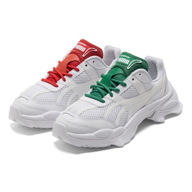 Puma Nitefox MMQ 2.0 Fabric Synthetic Leather Sports Comfortable Versatile Low-Top Lifestyle Casual Shoes Unisex sneaker White 389592-01