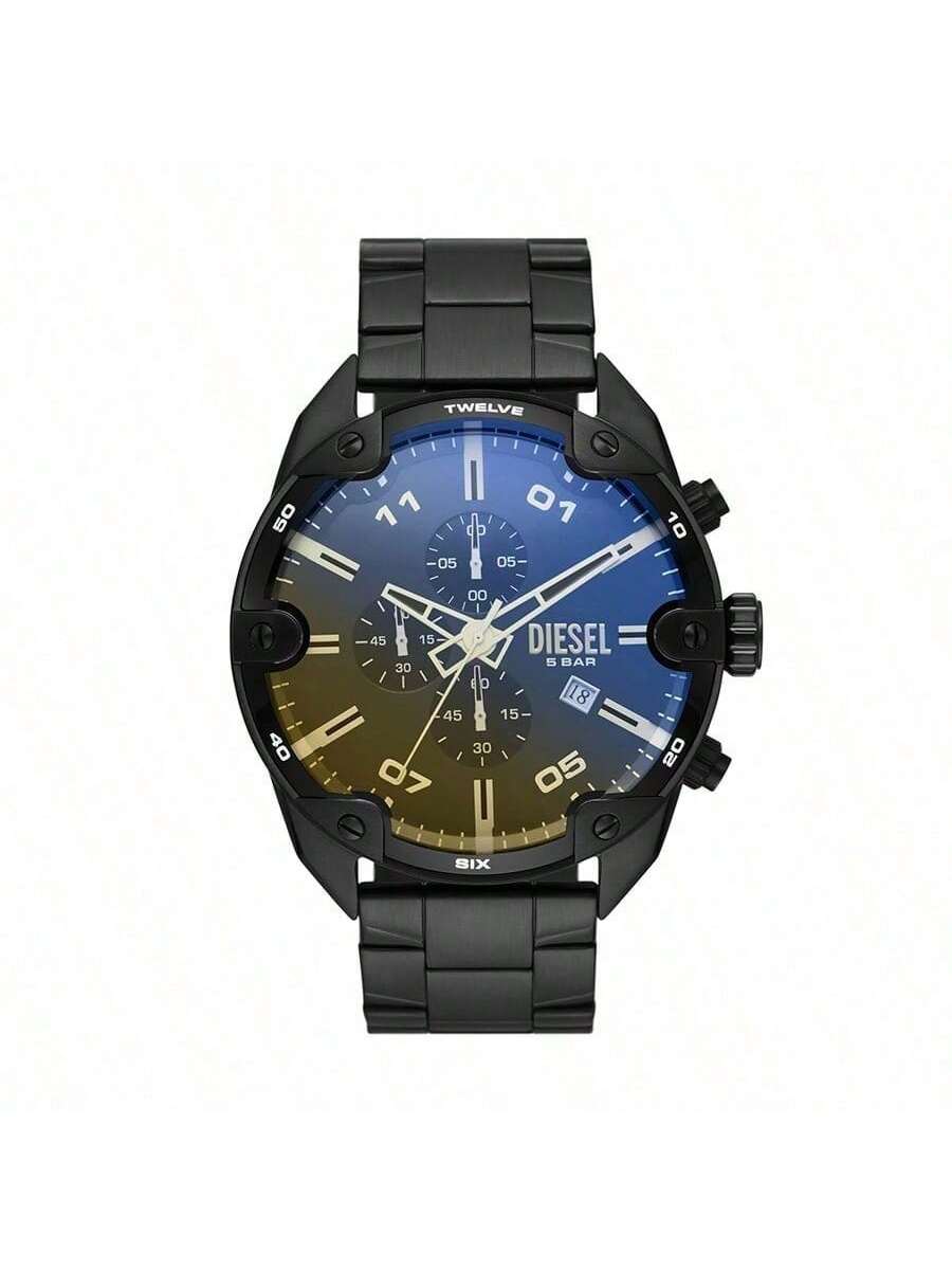 Diesel Black Stainless Steel Men s Quartz Movement DZ4609 чёрный
