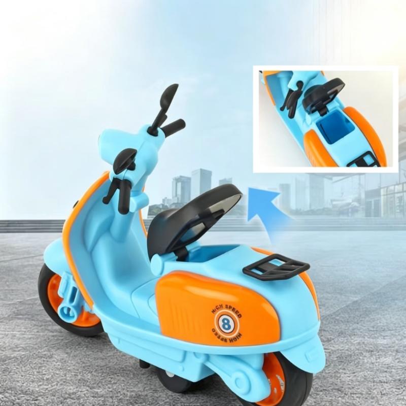 Children'S Inertial Motorcycle Toy Simulation Drop-Resistant Motorcycle Model Funny Birthday Gifts-Toy