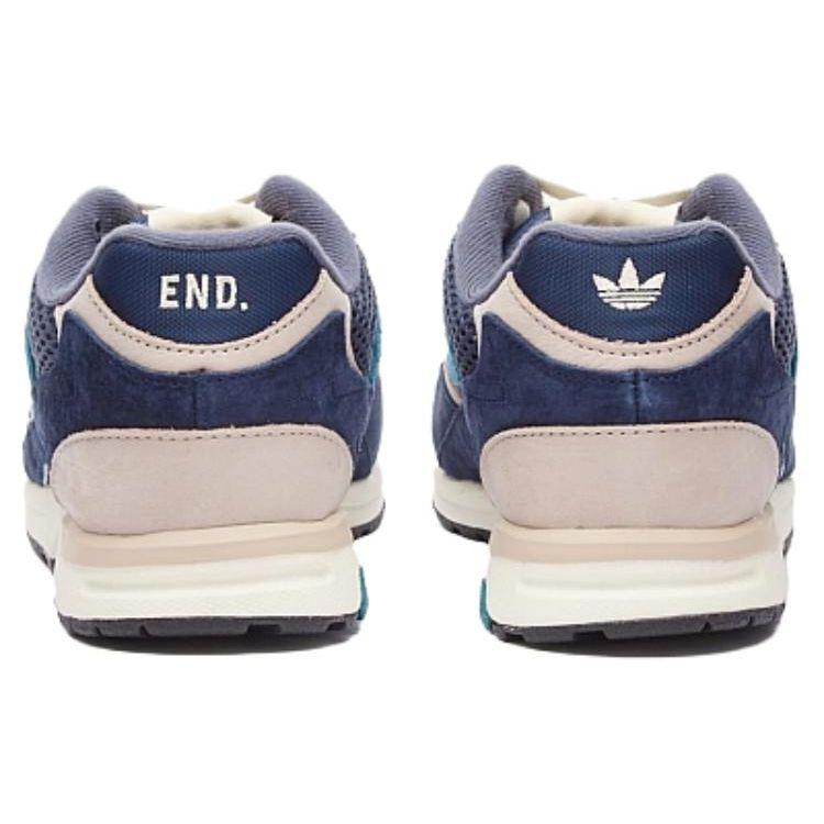 ENDE. x adidas Torsion Super Equals - Marineblaue Unisex-Sneaker Blue Legend-Earth Black ID7588