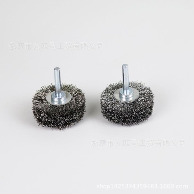 50mm Stainless Steel Wire Wheel 20mm Thick Rusts Scouring Brush Compatibles with 1/4" Shank Tool for Polishing Grinding
