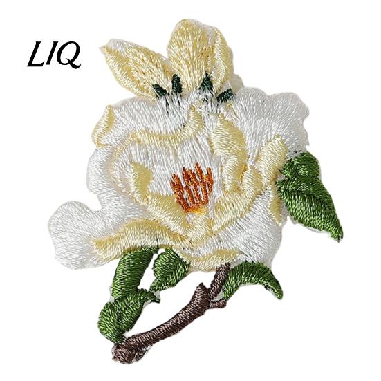 Iron-on Patch Flower Embroidered Patch, Iron On Sew Decorative Floral Applique for Jeans Shirts Hats Bags Repair And Decoration