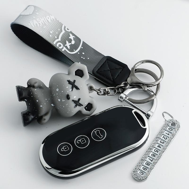 Protective Case & Clip for AITO M5/M7/M5EV Key Fob, Car Card, NFC Smart Remote
