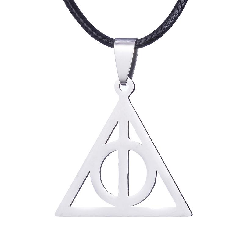 New Fashion Charm Teen Wolf Triskele Necklace Triskelion Necklace Allison Argent Stainless Steel Necklace 50cm