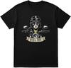 Wild & Free Cat Biker T-Shirt Funny Motorcycle Graphic Tee Unisex Black Shirt