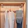 Foldable Pant Hangers Stainless Steel Pant Hangers Folding With Multi Tiers Anti-Slip Clothing Rack Multifunctional Closet