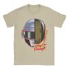 Daft Punk Electronic Band TShirt Beach  100 Cotton TShirts For Men Fashion Pattern Tee Shirt Short Sleeve Vintage Clothing