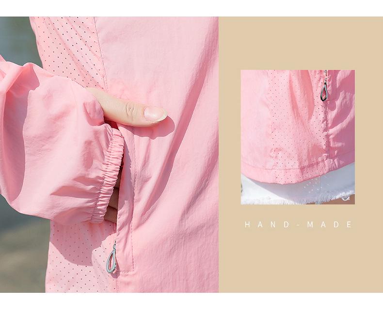 Ice Silk Summer 2025 Women's Sun Protection Breathable Cycling Cardigan Jacket