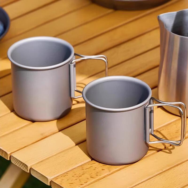 Outdoor faltbarer Campingbecher aus Aluminiumlegierung