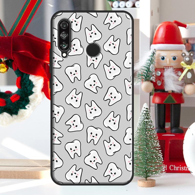 Zahnarzt Zahnmuster Für Huawei Nova 5T 9 10 SE 7i 8i 11i 12i Y73 Y72 Y61 Y91 Y60 Y70 Y90 P20 P40 P30 Lite Hülle