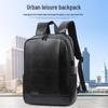 Feisha PU Leather Waterproof Men's School & Business Backpack