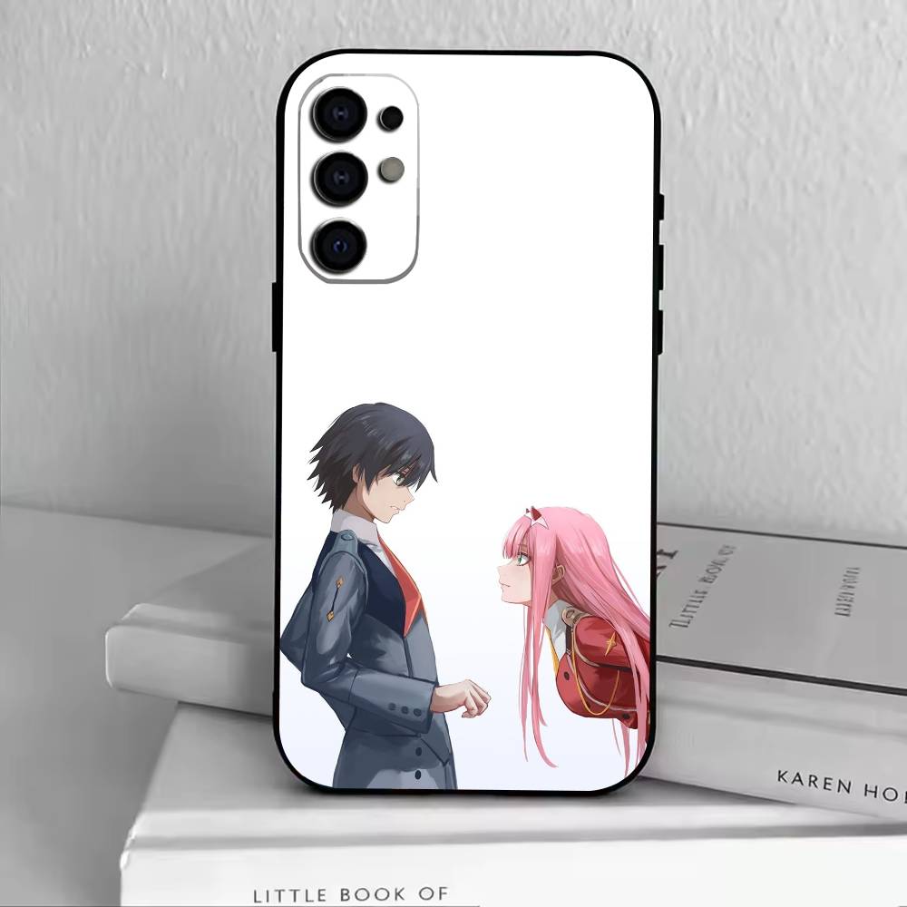 

002-DARLING in the FRANXX Phone Case Black Silicone Soft For Samsung S25,S24,S21,S22,S23,S30,Ultra,S20,Plus,Fe,Lite Samsung S225G