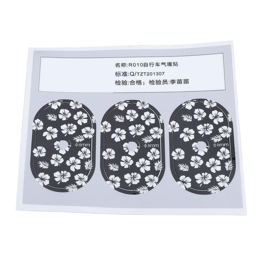 Samolepka na ventil horského kola Univerzální Dekorativní Samolepka na pevný ventil silničního kola pro francouzský ventil