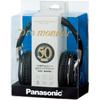 Panasonic Closed-Type Headphones, Silver, RP-HT560