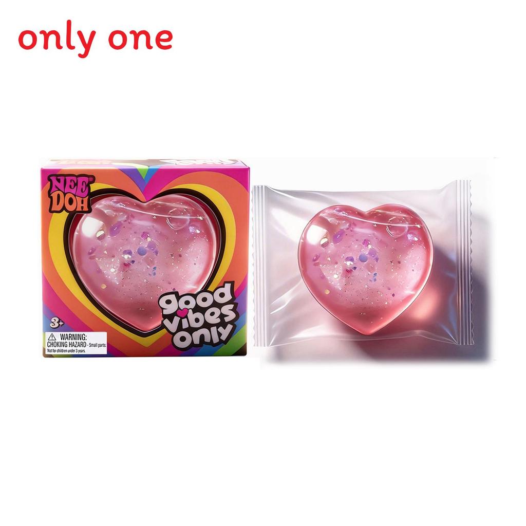 Heartshaped Stress Ball Soft Touch Reboundable Portable Handheld Toy For Adults And Kids