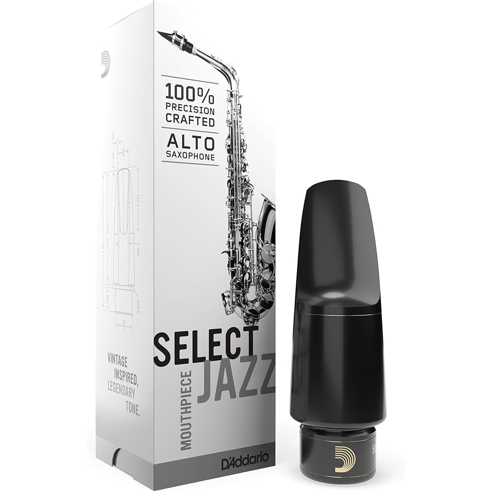D Addario WoodWinds Select Jazz Alto Saxophone Mouthpiece MJS-D7M Genuine Product
