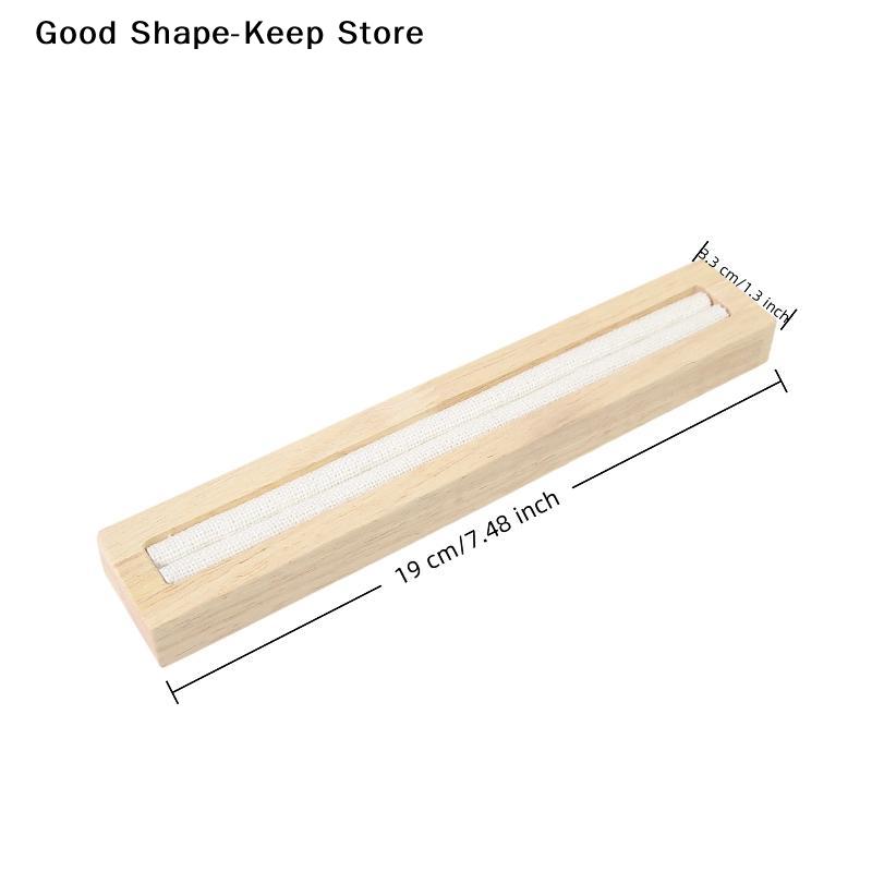 Holz Französischer Samt Futter Ringhalter Ohrringe Armband Display Tablett Rechteckige Form Schmuckschale Mit Schmuck Aufbewahrungsständer
