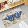 Flower Mat Pastoral 3D Door Floor Rug Anti-slip Home Hallway Bedroom Entrance Carpets Washable Bathroom Porch Decorative Doormat
