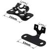 Car Rear Camera Mounting Bracket Kit - Universal Adjustable Vehicle Backup Camera Mount Holder for Reverse Rearview Camera /w 13mm Screw Holes (4