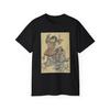 Vintage Fighting Samurai Japan Japanese Art Gift Unisex Cotton T Shirt