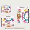 2D Flat 5 Years Old Happy Birthday Backdrop Watercolor Style Background