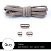 Elastic No Tie Shoelaces Semicircle Shoe Laces For Kids and Adult Sneakers Shoelace Quick Lazy Metal Lock Laces Shoe Strings