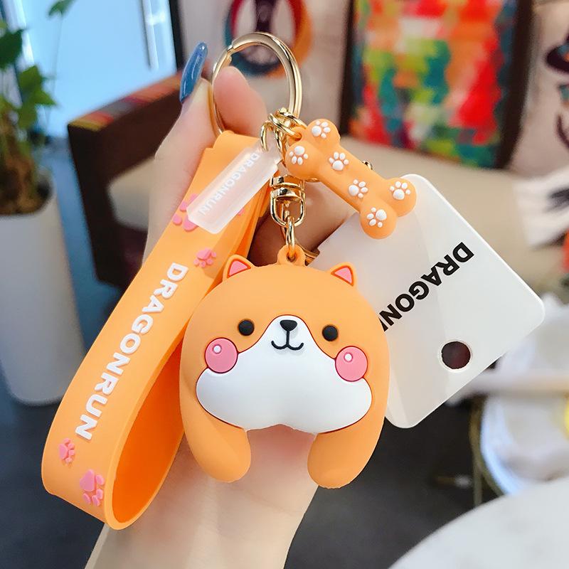 Buy Cute Cartoon Corgi Ass Keychain for 
