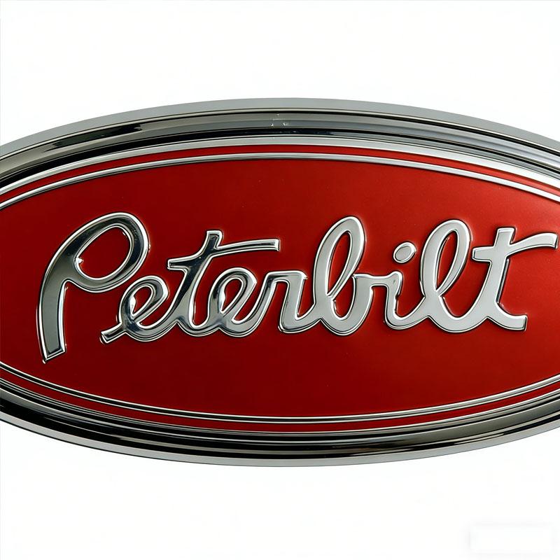Car Front Grille Rear Trunk Hood Lid Peterbilt Logo Replace Stickers for Ford Focus Mondeo Fiesta Kuga MK2 Everest Escape Ranger