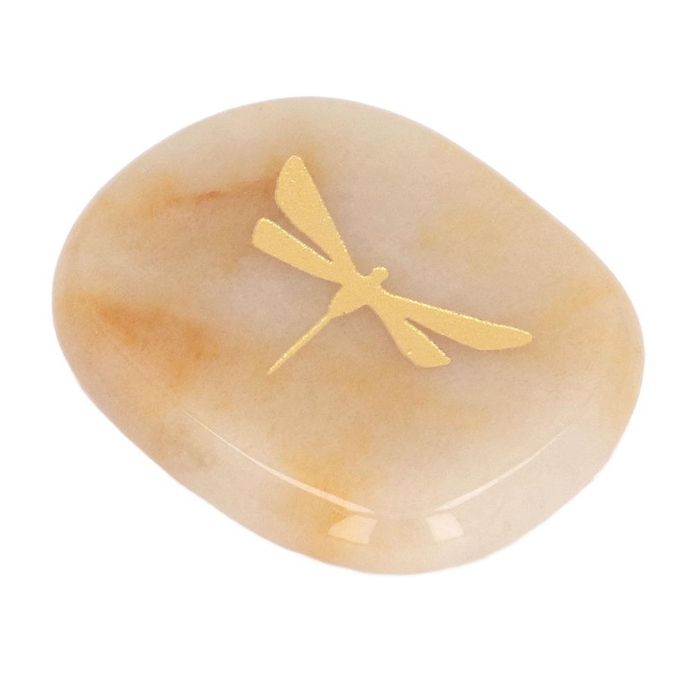 Lightweight Palm Stone Smooth Flat Surface Balance Stone Hand Flatterer Massage Stone Home Office
