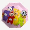 Teletubbies Theme Automatic Umbrella, Lightweight & Portable, 8 Rib, Perfect for Outdoor Travel, Birthdays, Christmas, Gifts.