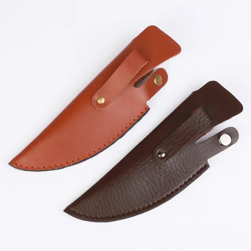 Fodero per coltello Fodero per coltello da cucina in PU con passante per cintura Tasca Strumento multifunzione Coltello portatile Copertura protettiva Fodero in pelle