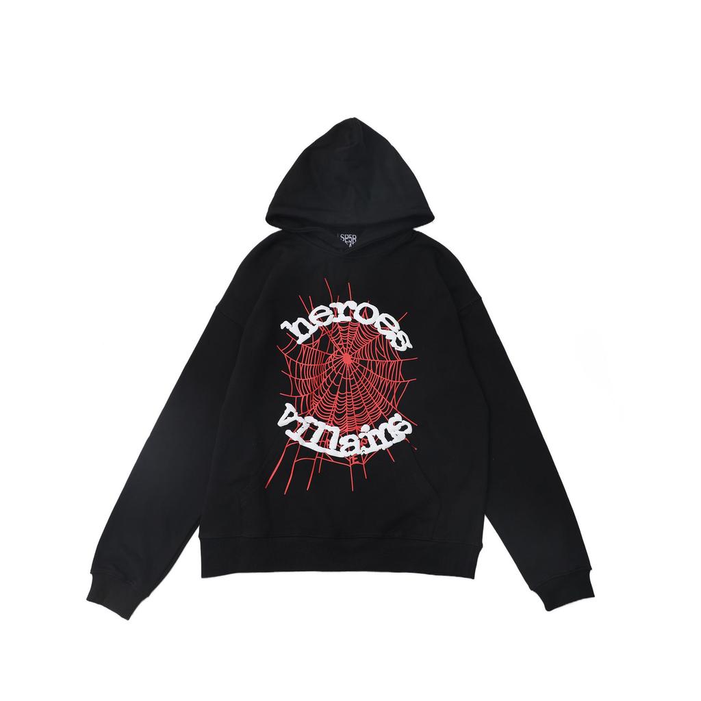Sp5der Unisex High-Quality American Style Spider Web Hoodie Set
