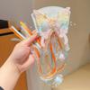 Mid-Autumn Hanfu Fairy Hair Clip - Women's & Children's Ancient Style Floral Tassel, Sweet Accessory for Girls