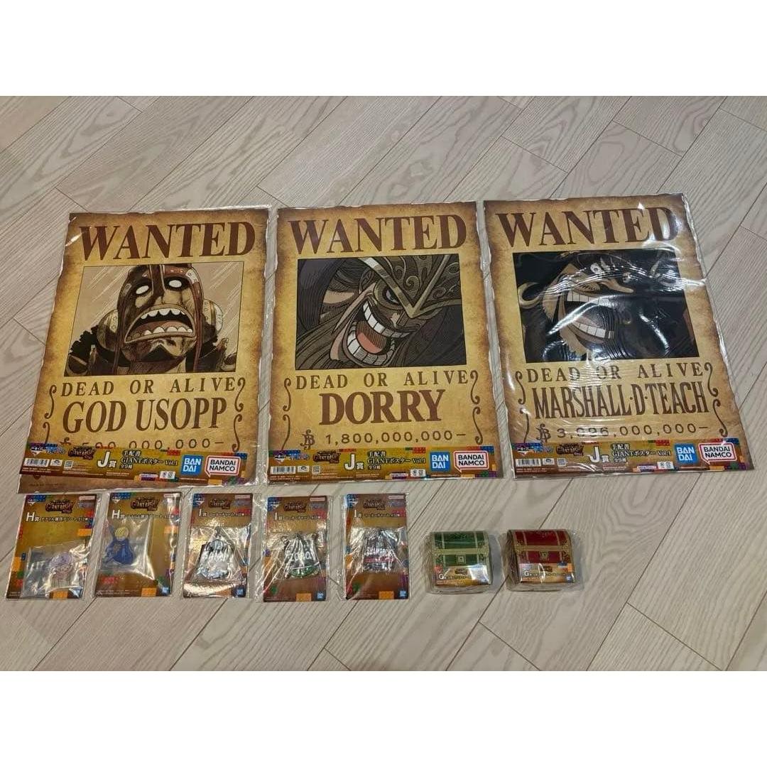 Used ONE PIECE Ichiban Kuji GIANT BASH Goods Set