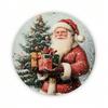 Vintage Santa Claus Metal Poster Wall Art