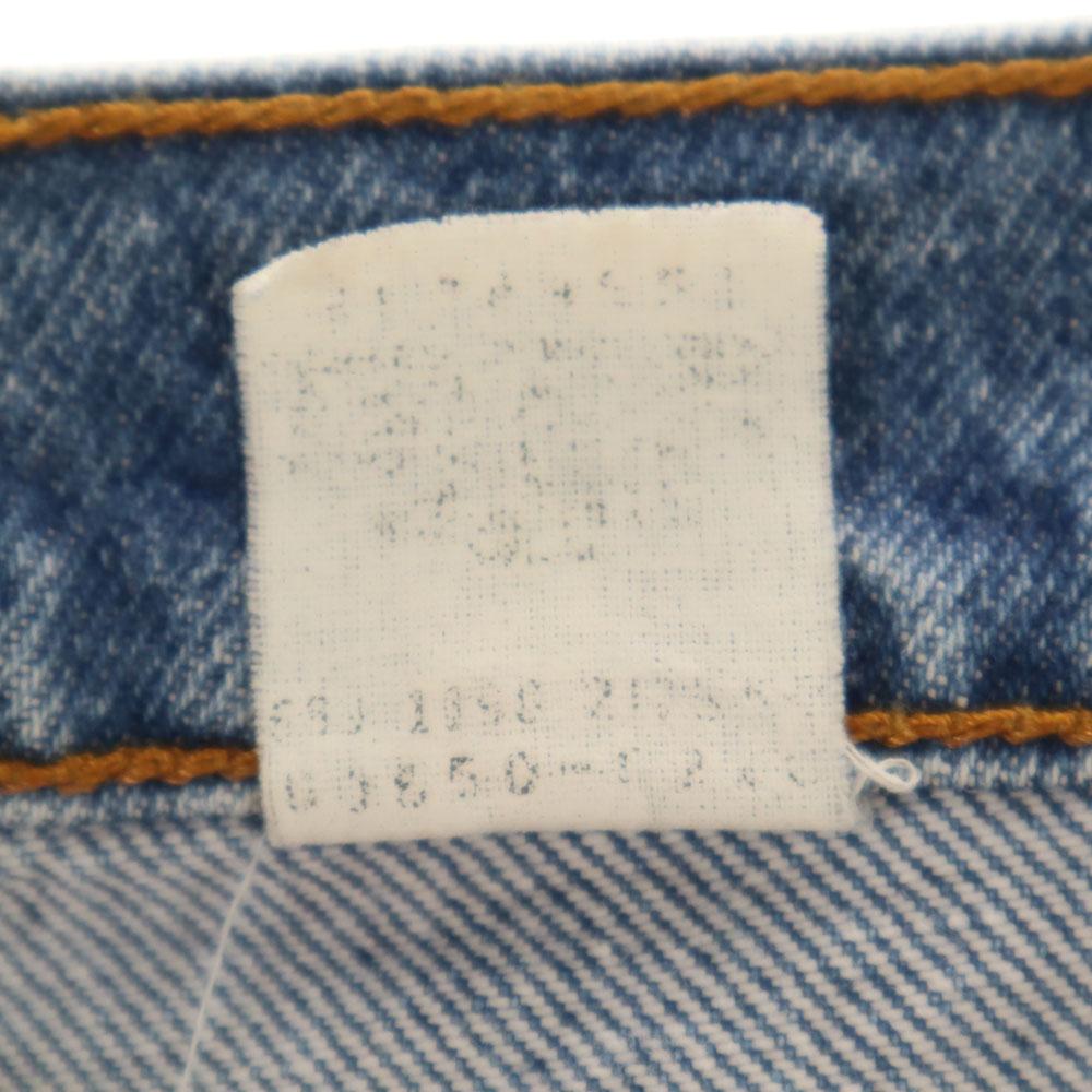 Levi's 90s 550 Old Tapered Denim Pants W34 Wash Blue Jeans Men's Used