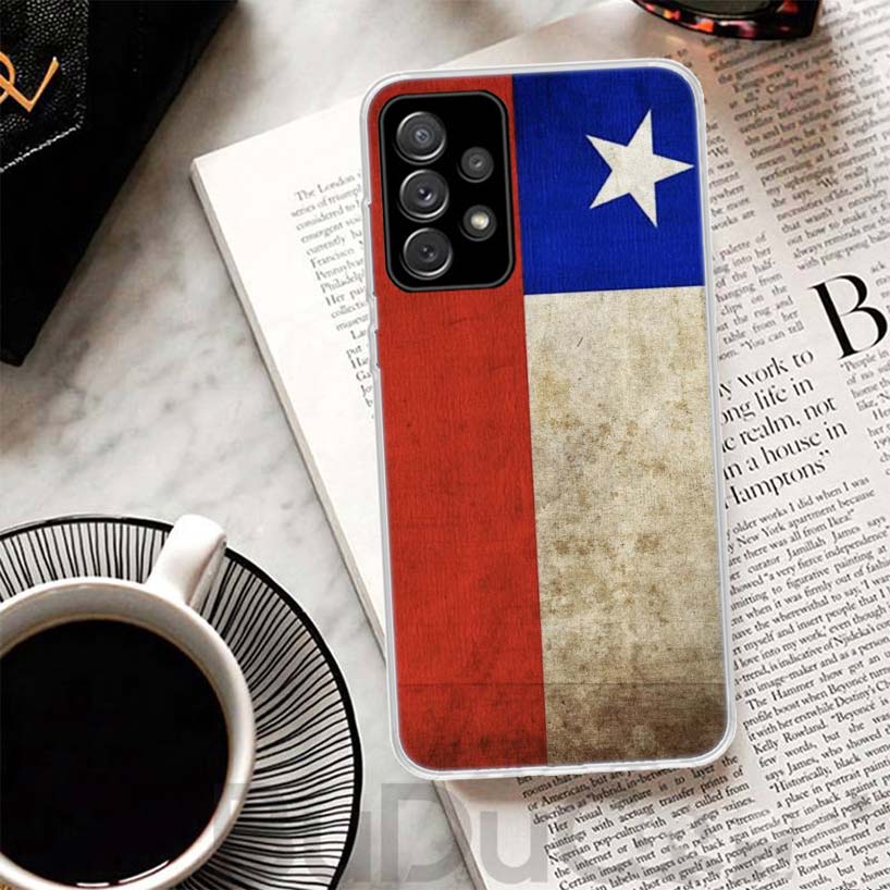 Chile Flag Cover For Samsung Galaxy A52 A42 A32 A22 A12 A50 A51 Phone Case A70 A71 A40 A41 A30S A31 A20E A21S A10S Galaxy A52 A4