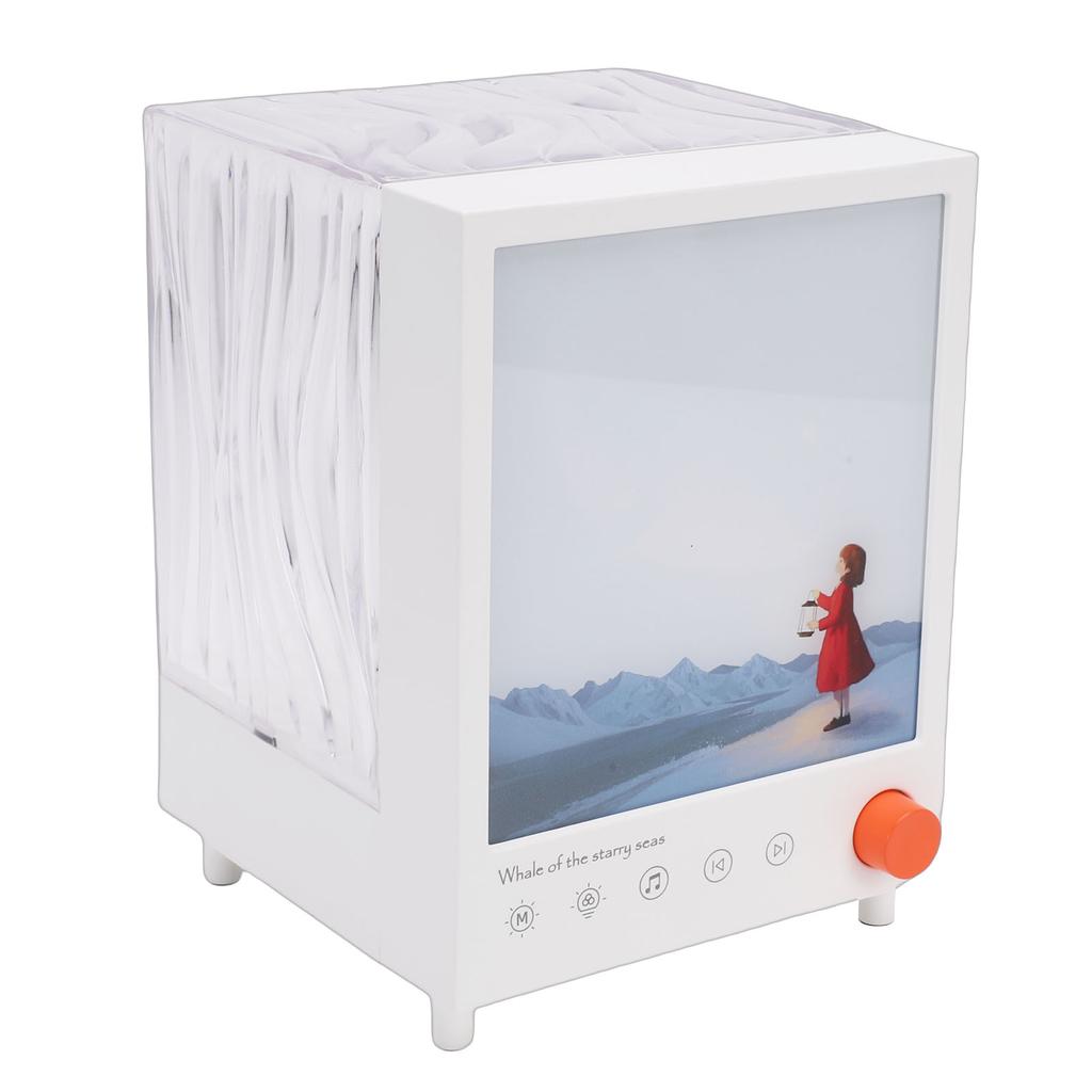 Ambient Projection Light Bluetooth Speaker White Noise Night Lamp for Bedroom Bathroom Holiday Present