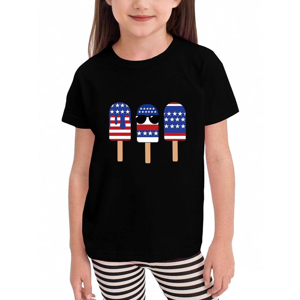 Toddler Girl Boy T-Shirts Kids Top Boys And Girls Printed Short Sleeved T-shirt