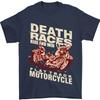 Death Races Flat Track Motorrad Biker Unisex T-Shirt 100% Baumwolle