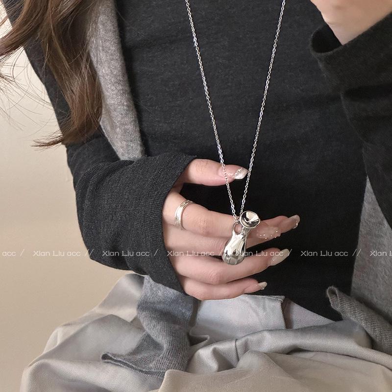 2025 Light Luxury Woven Bag Pendant Necklace for Women