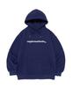 Felpa con cappuccio logo autentico vintage (blu)