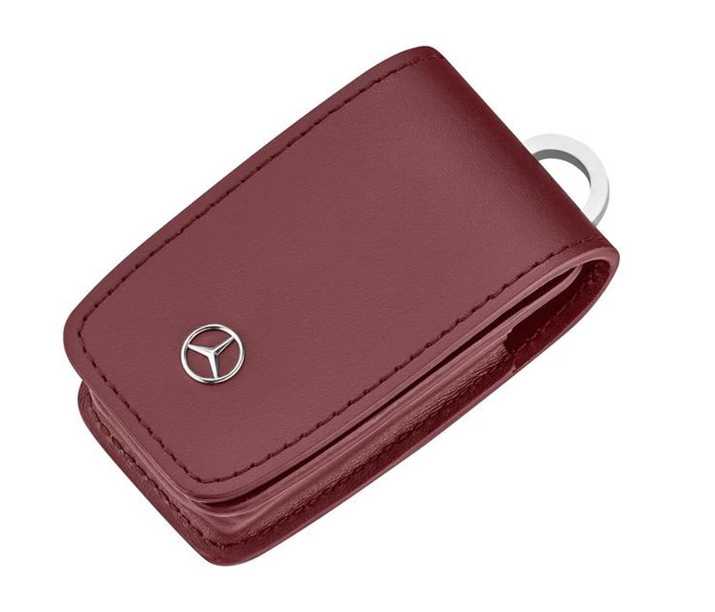 Genuine Key Cover Oval Flap Red [Mercedes-Benz Collection]