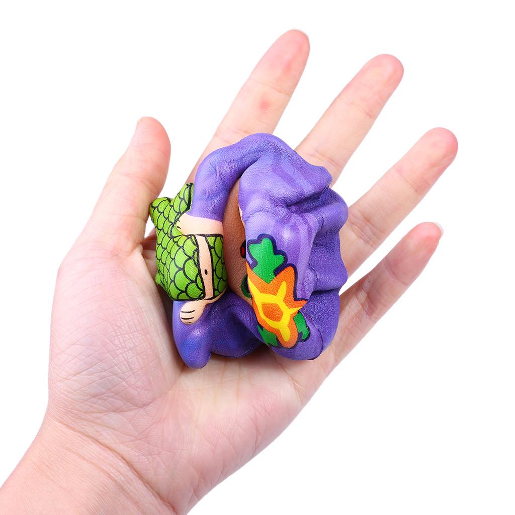 (H0915)Cute Mermaid Scented Super Slow Rising Kids Toy Stress Reliever Toy Squeeze Toy
