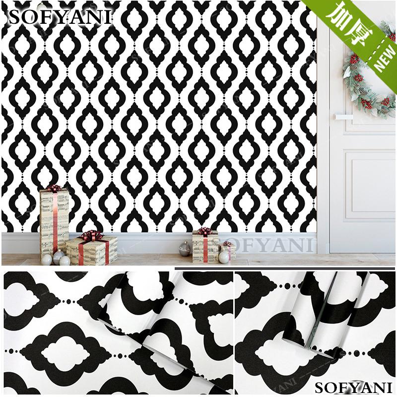 Self adhesive vinyl wallpaper thickened modern bedroom livingroom background wall old furniture wardrobe dormitory table sticker