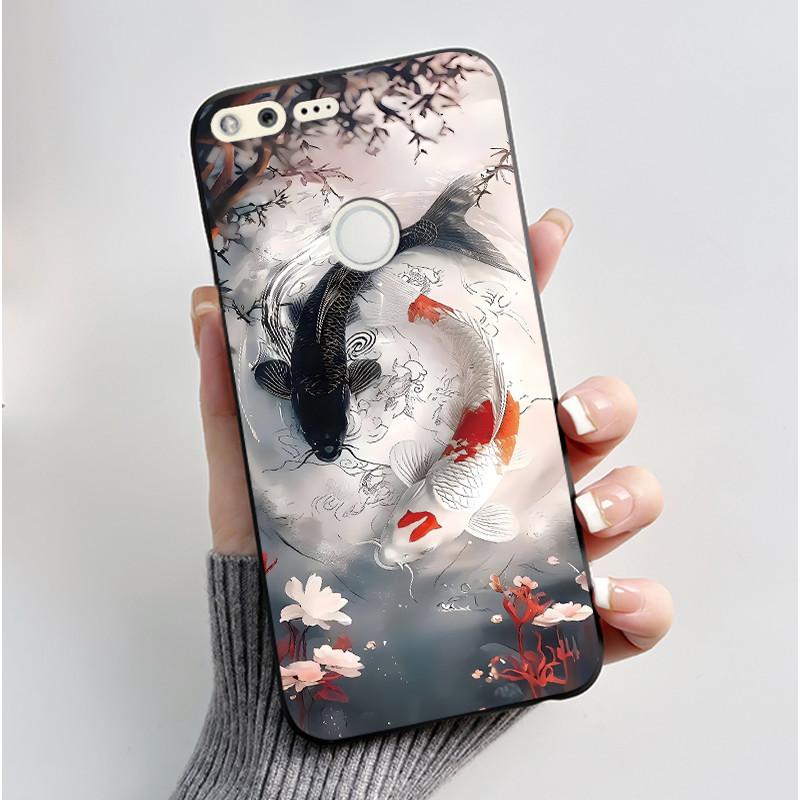 Luxury Cute Love Rabbit Cartoon Funny Case For Google Pixel XL Pixel1 1 XL Black Silicone Soft Phone Case Protective Back Cover