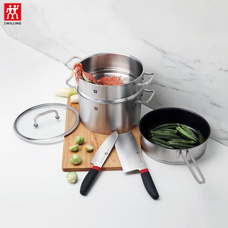 ZWILLING 5-Piece Cookware & Knife Set