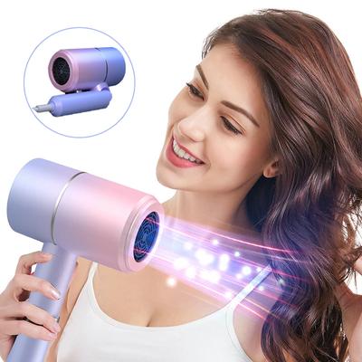 MIni Folding Hairdryer 800W with Carrying Bag Hot Air Anion Hair Care for Home Travel Hair Dryer Dormitory Blow Drier 110V-240V