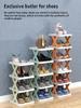 Multi-layer Shoes Racks Detachable Shoe Racks Stackable Removable Space Saving Multi-functional Slippers Holder Organizer